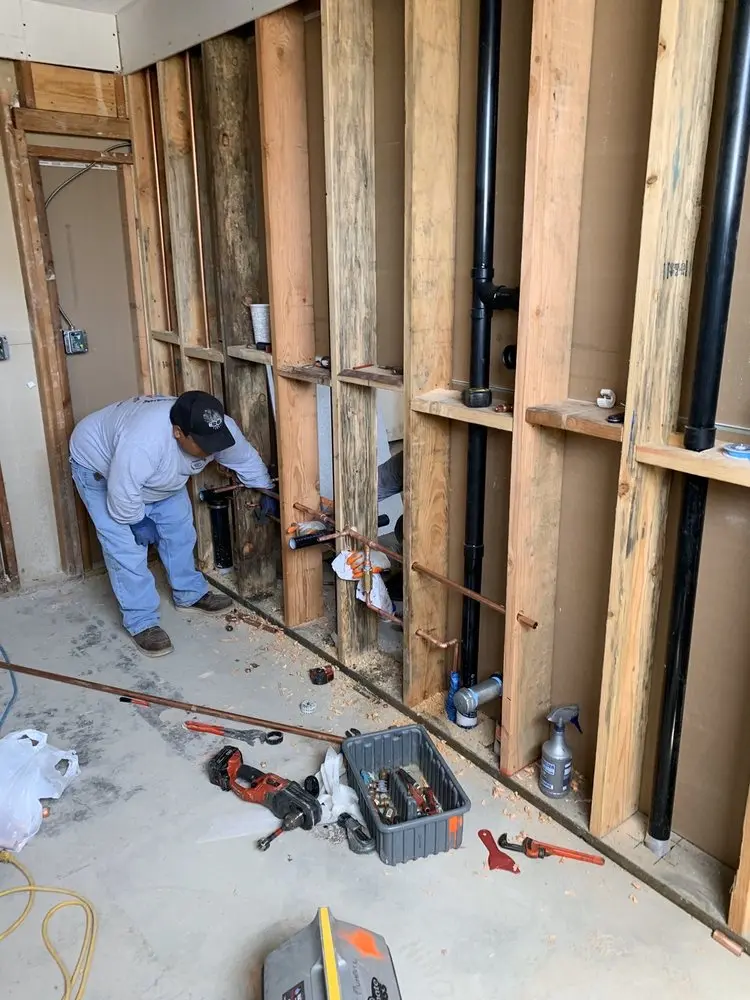 Commercial rough-in plumbing for Water Heater Replacement in Putnam Heights